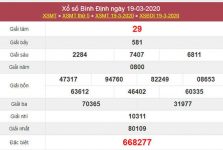 Soi cầu KQXSBDI 26/3/2020 - Xổ số Bình Định thứ 5