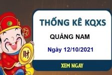 Thống kê xổ số Quảng Nam ngày 12/10/2021
