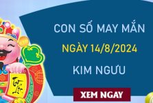 Con số may mắn Kim Ngưu 14/8/2024 đón lộc trời ban